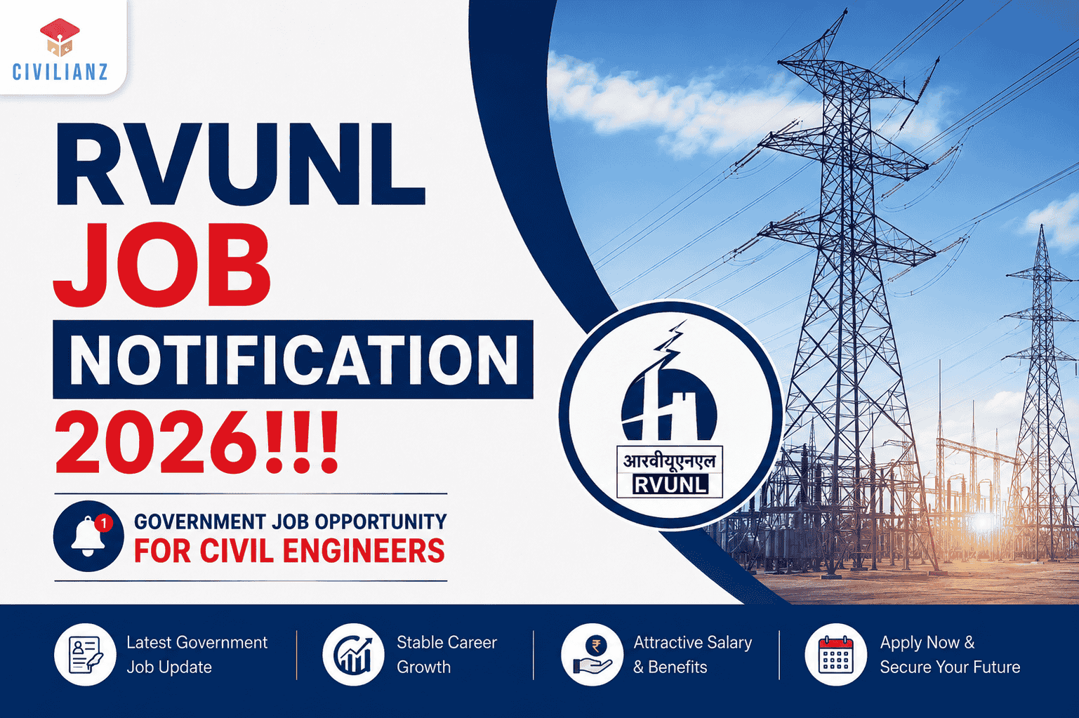 RVUNL JOB NOTIFICATION 2026!!! RVUNL JOB NOTIFICATION 2026!!!