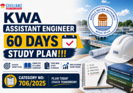 KWA ASSISTANT ENGINEER 60 DAYS STUDY PLAN!!!
