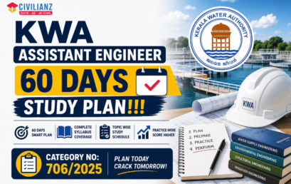 KWA ASSISTANT ENGINEER 60 DAYS STUDY PLAN!!!