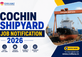 COCHIN SHIPYARD JOB NOTIFICATION 2026.