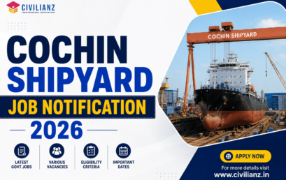 COCHIN SHIPYARD JOB NOTIFICATION 2026.