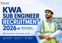 KWA SUB ENGINEER RECRUITMENT 2026