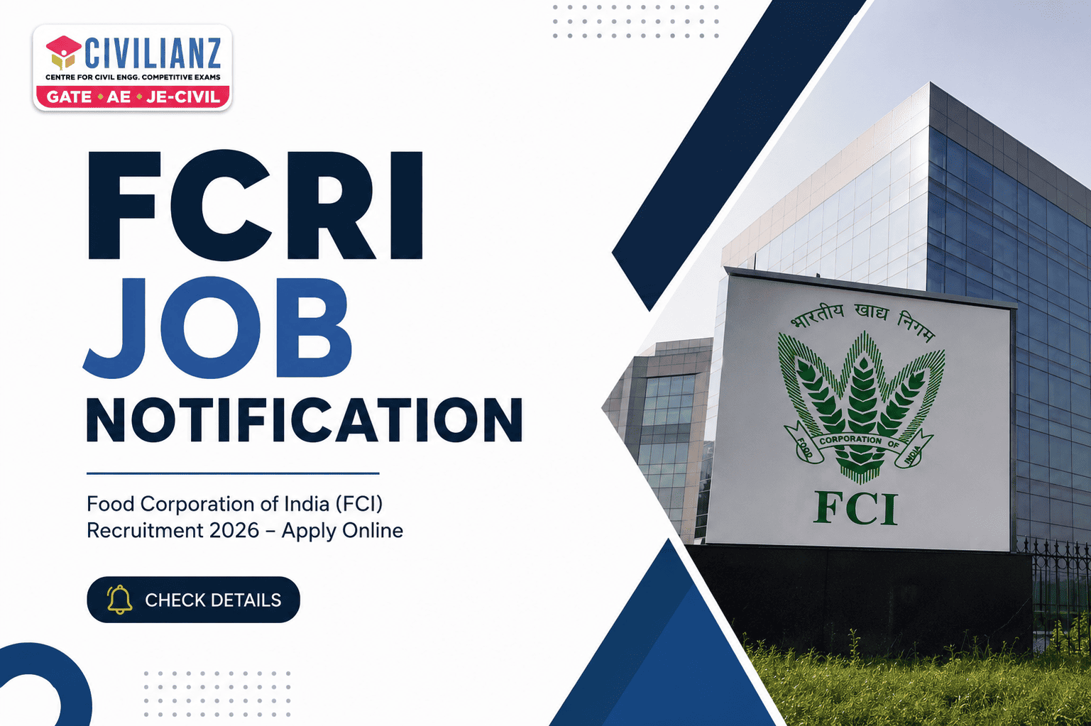FCRI JOB NOTIFICATION 2026