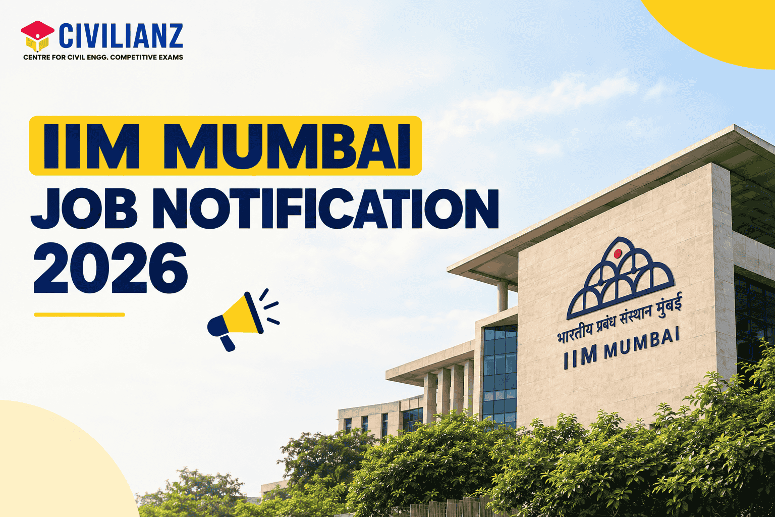 IIM MUMBAI JOB NOTIFICATION 2026