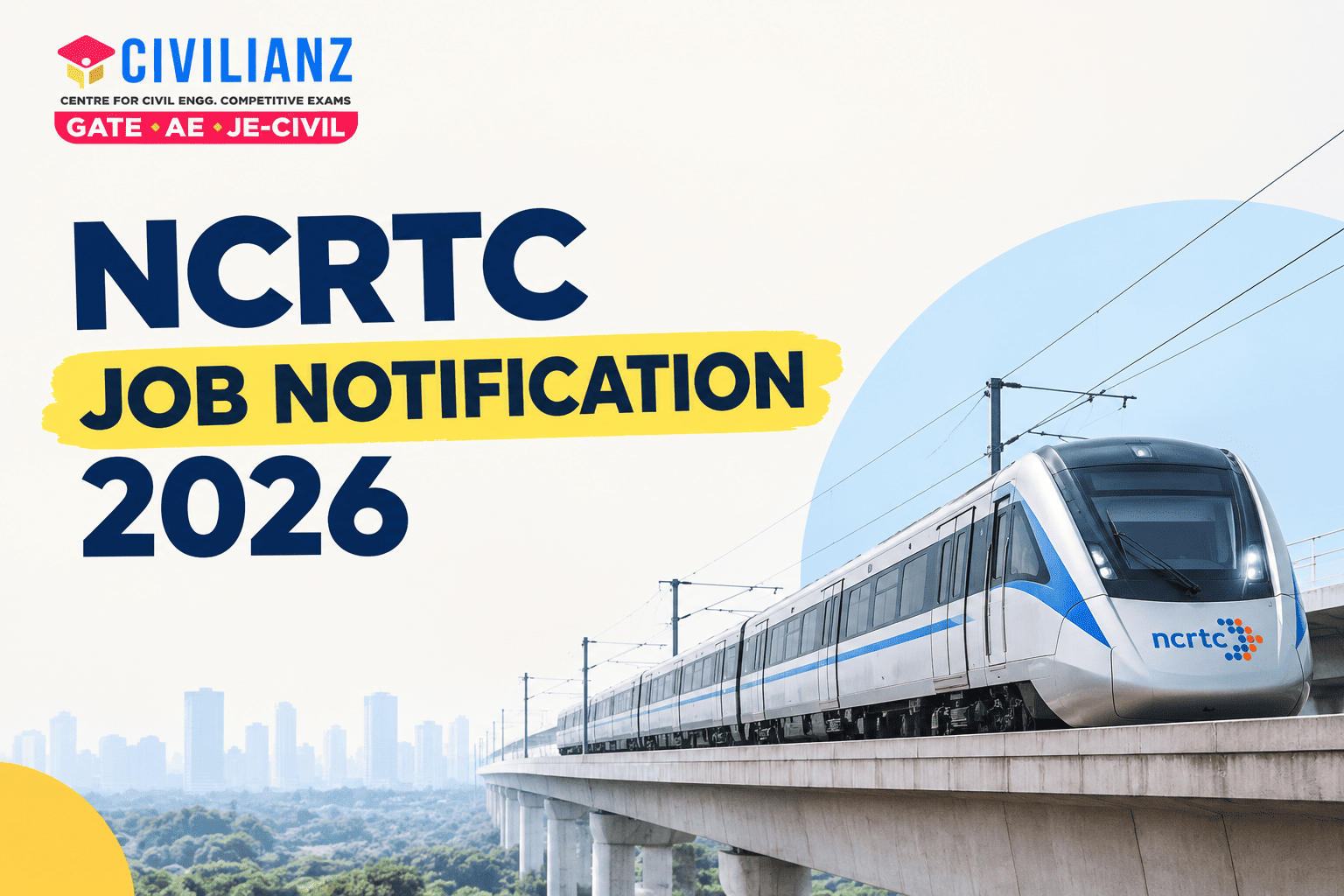 NCRTC JOB NOTIFICATION 2026
