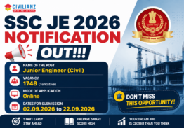 SSC JE 2026 NOTIFICATION OUT!!!