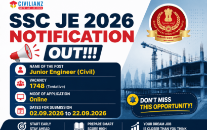 SSC JE 2026 NOTIFICATION OUT!!!