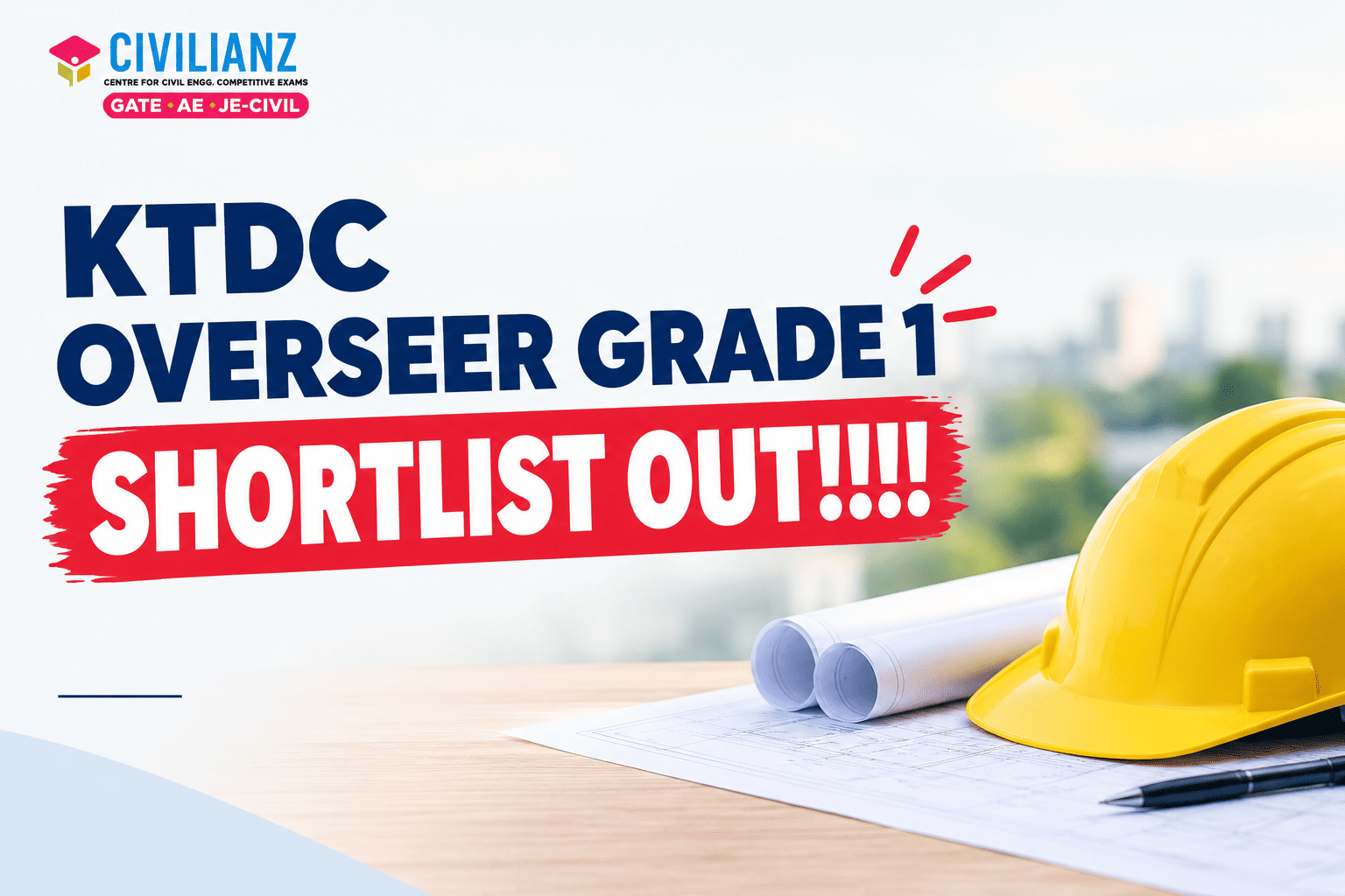 KTDC OVERSEER GRADE 1- SHORTLIST OUT!!!!