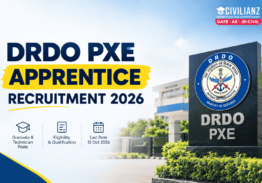 DRDO PXE APPRENTICE RECRUITMENT 2026