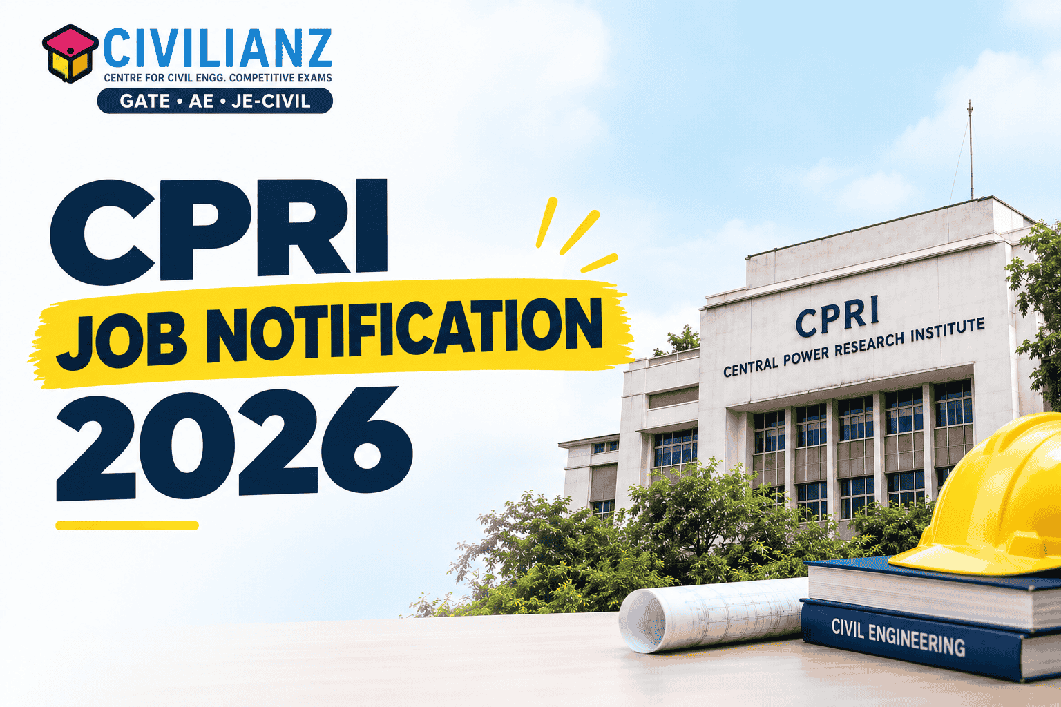 CPRI JOB NOTIFICATION 2026